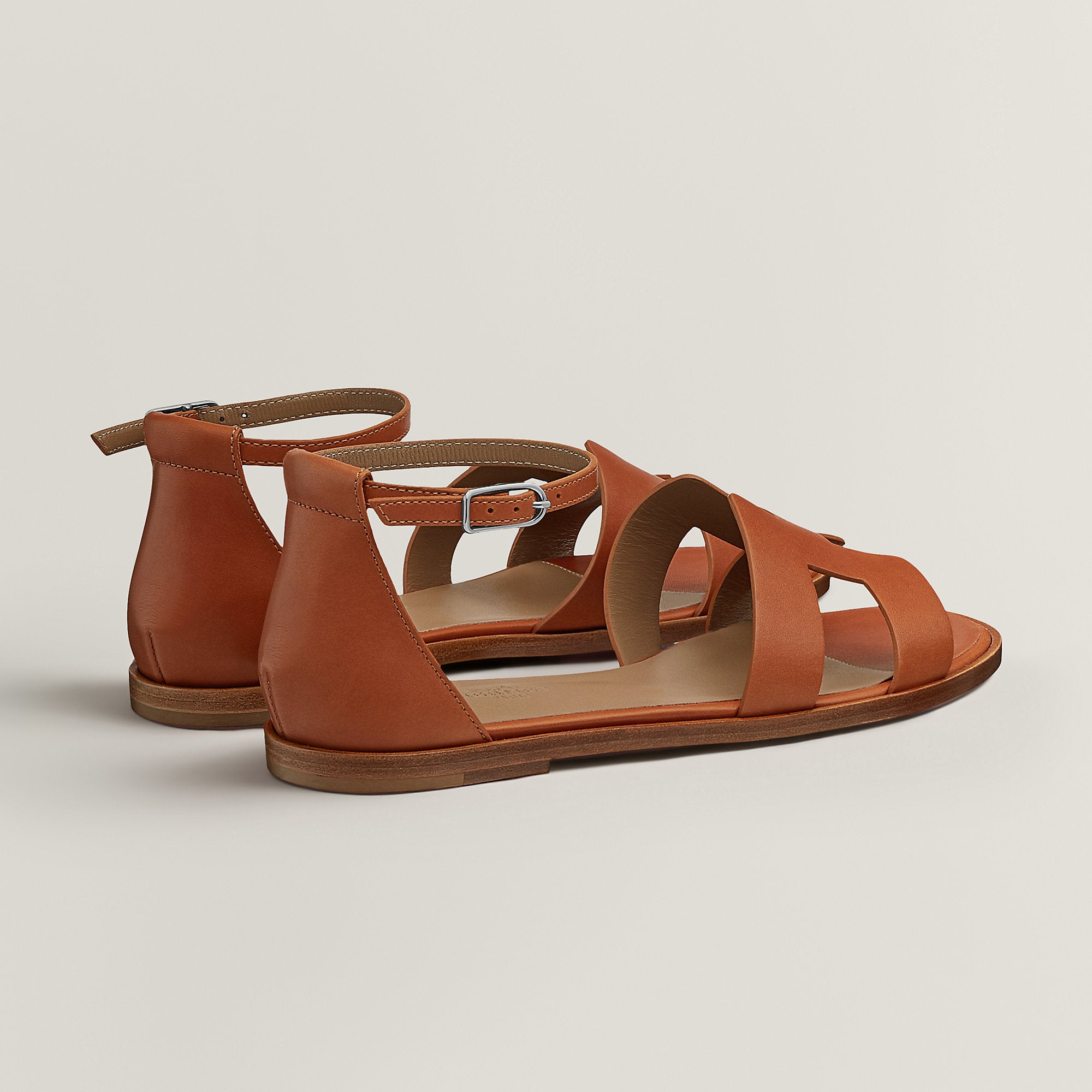 Hermes Santorini Sandal Naturel