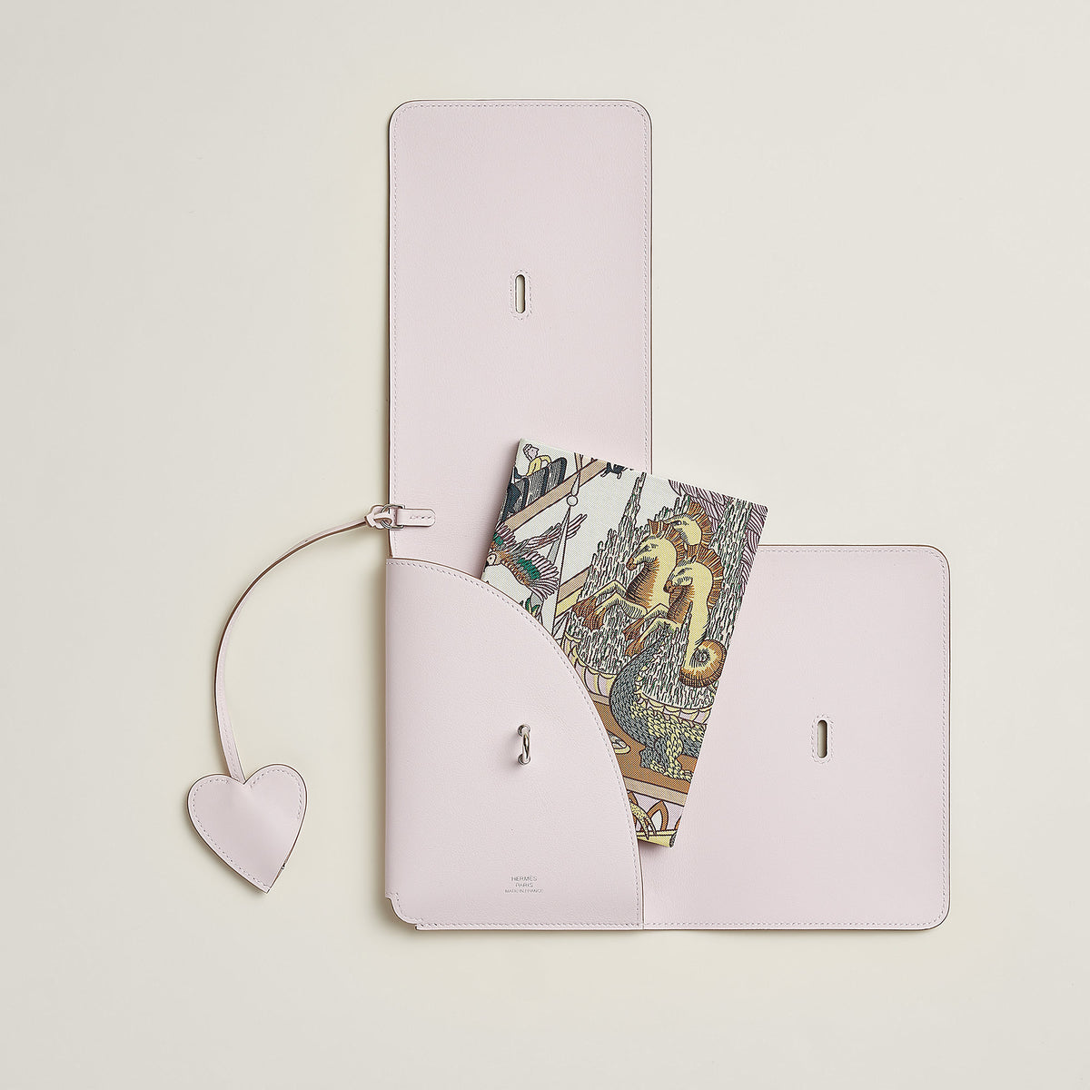 Hermes Secret Notebook Cover Mauve Ple