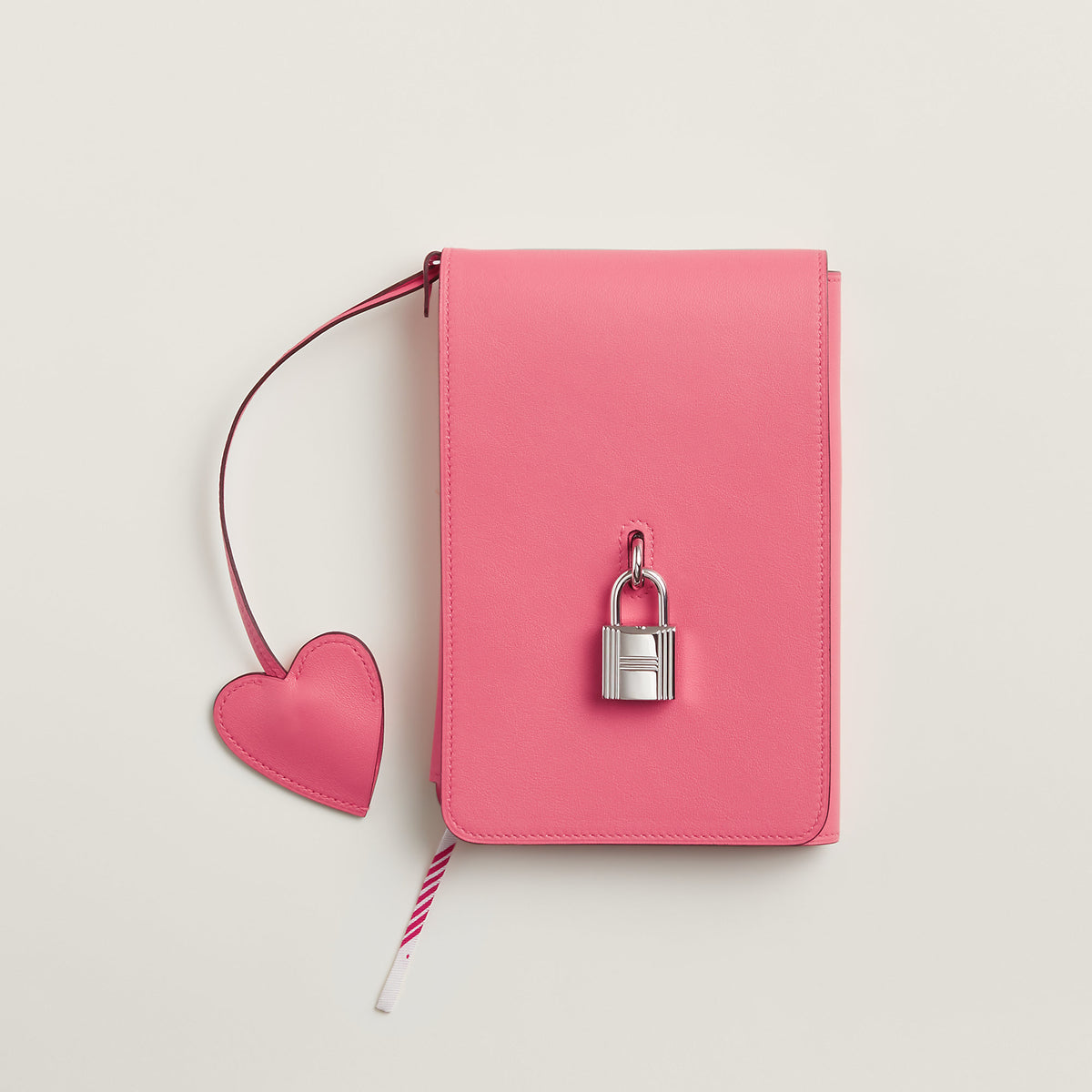 Hermes Secret Notebook Cover Rose Azale