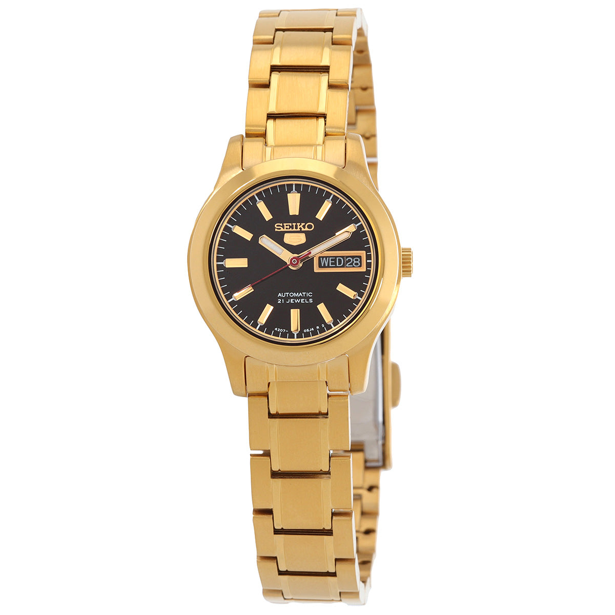 Seiko 5 Automatic Black Dial Women's Watch