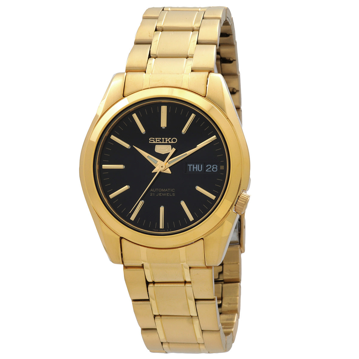 Seiko 5 Automatic Black Dial Mens Watch