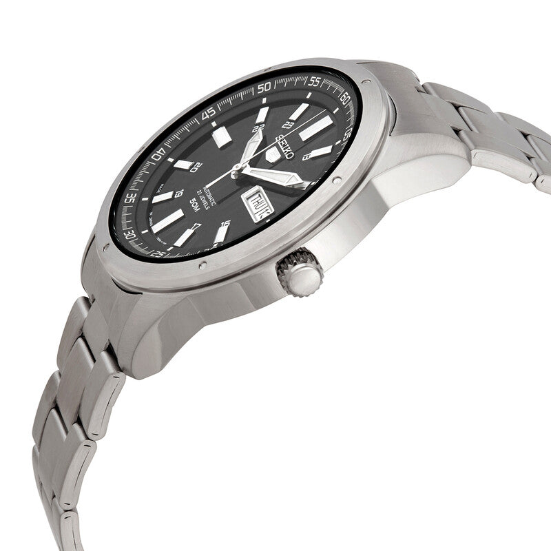 Seiko 5 Automatic Black Dial Mens Watch