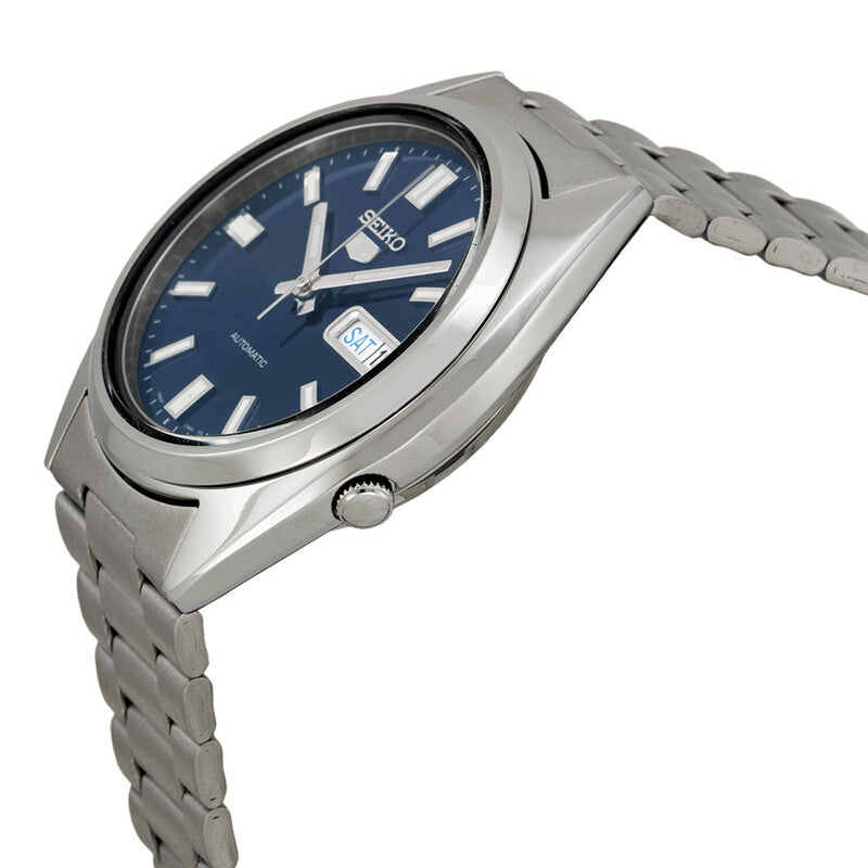 Seiko 5 Automatic Blue Dial Stainless Steel Mens Watch