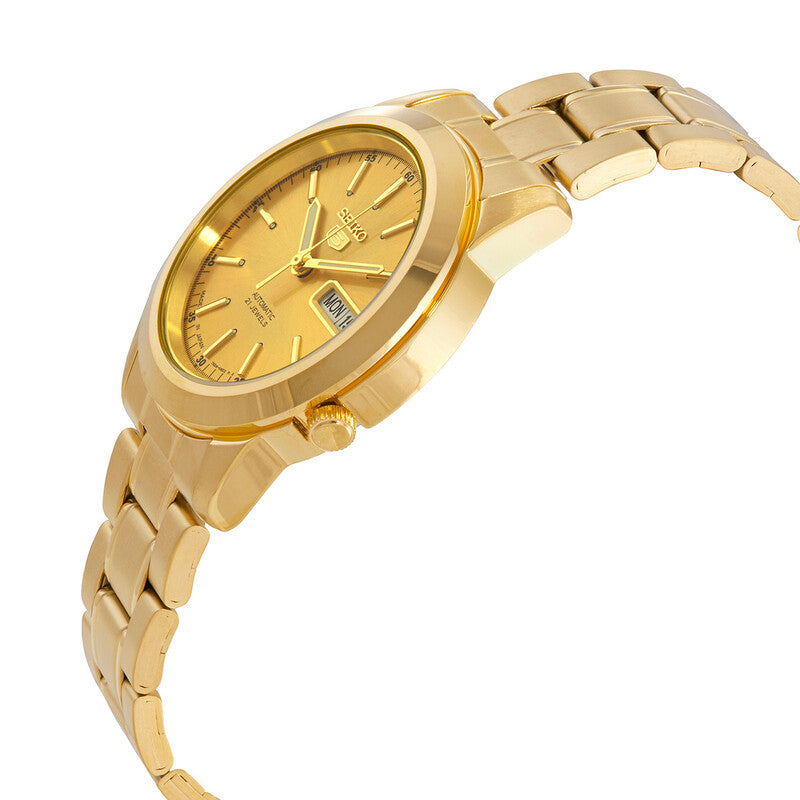 Seiko 5 Automatic Champagne Dial Mens Watch