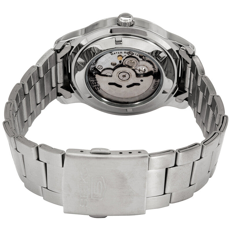 Seiko 5 Automatic White Dial Stainless Steel Mens Watch