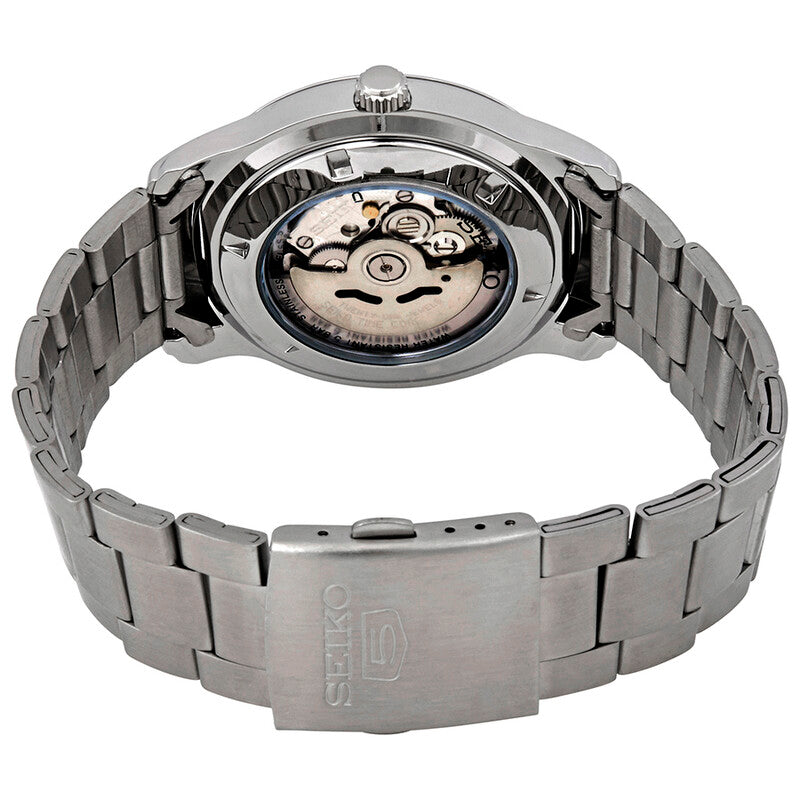 Seiko 5 Automatic White Dial Stainless Steel Mens Watch