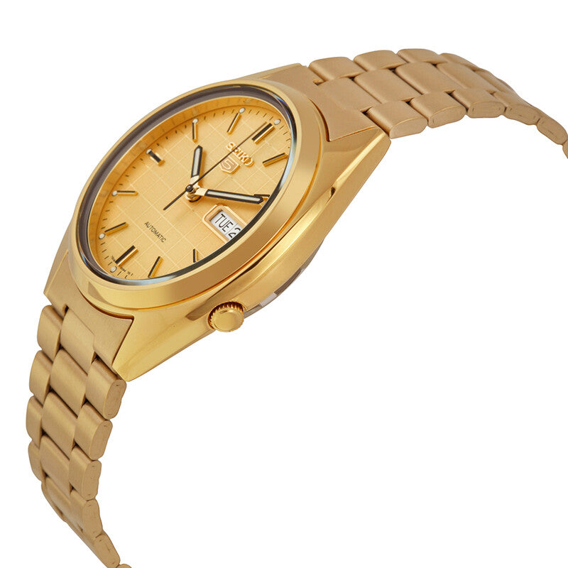 Seiko 5 Automatic Champagne Dial Mens Watch