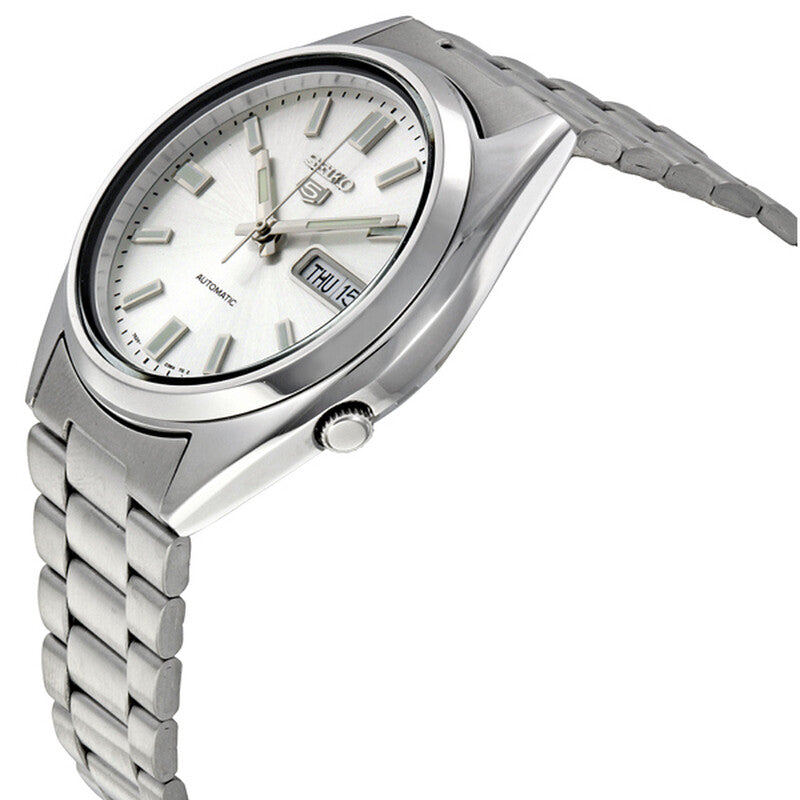 Seiko 5 Automatic Silver Dial Stainless Steel Mens Watch