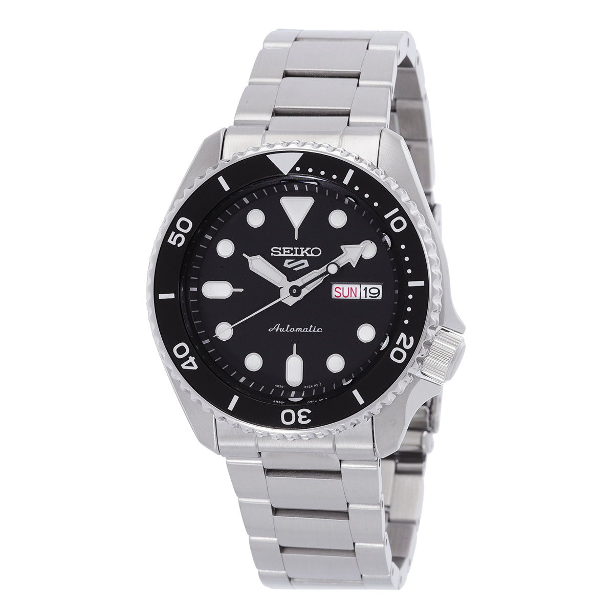 Seiko 5 Sports Automatic Black Dial Mens Watch