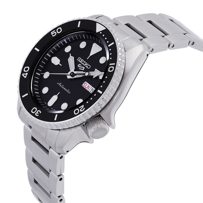 Seiko 5 Sports Automatic Black Dial Mens Watch