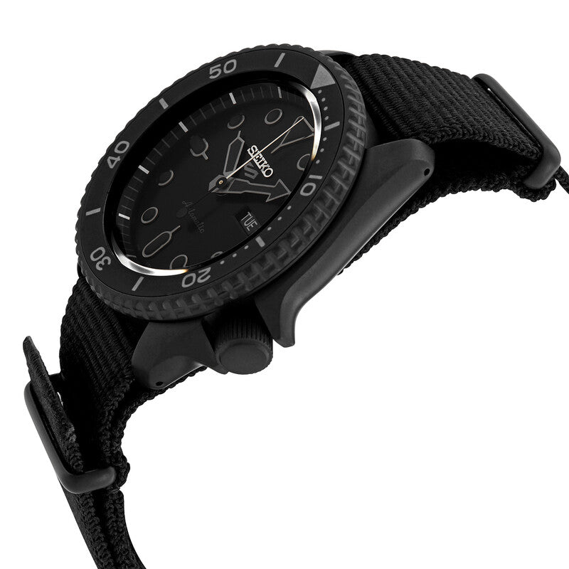 Seiko 5 Sports Automatic Black Dial Mens Watch
