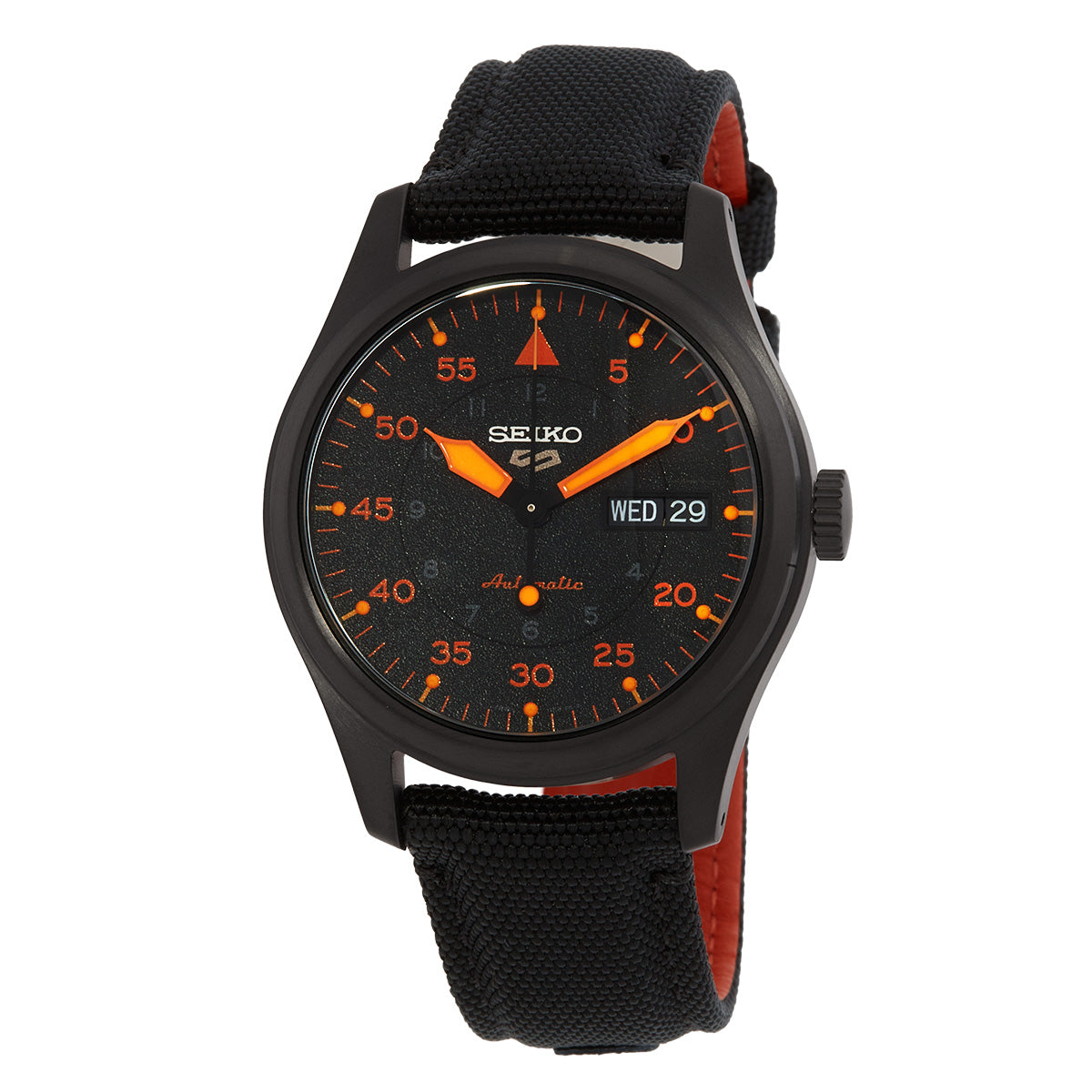 Seiko 5 Sports Automatic Black Dial Mens Watch