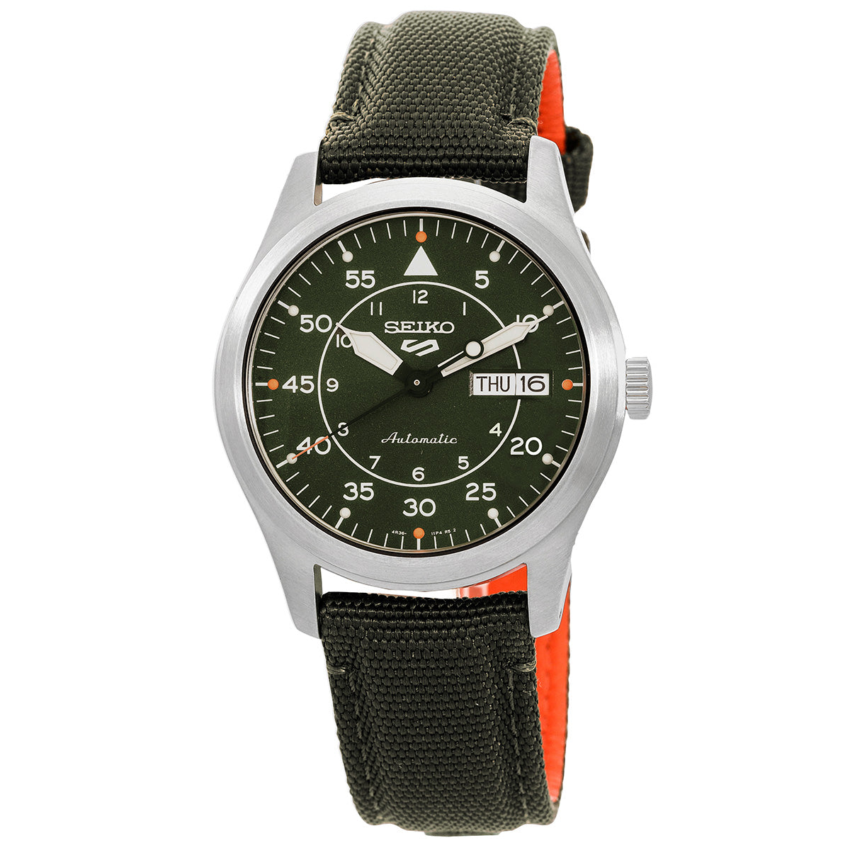 Seiko 5 Sports Field Automatic Green Dial Mens Watch