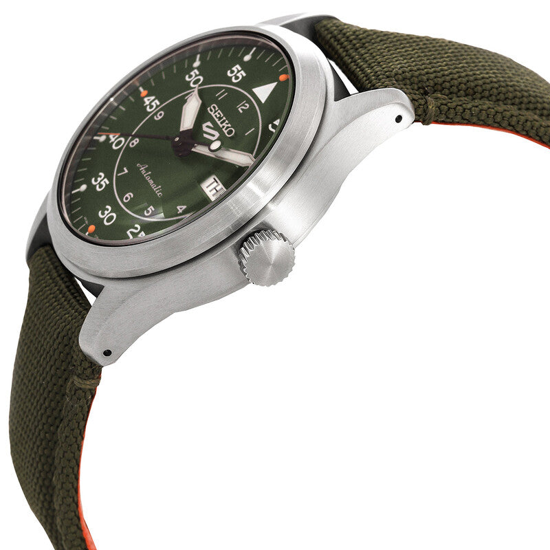 Seiko 5 Sports Field Automatic Green Dial Mens Watch