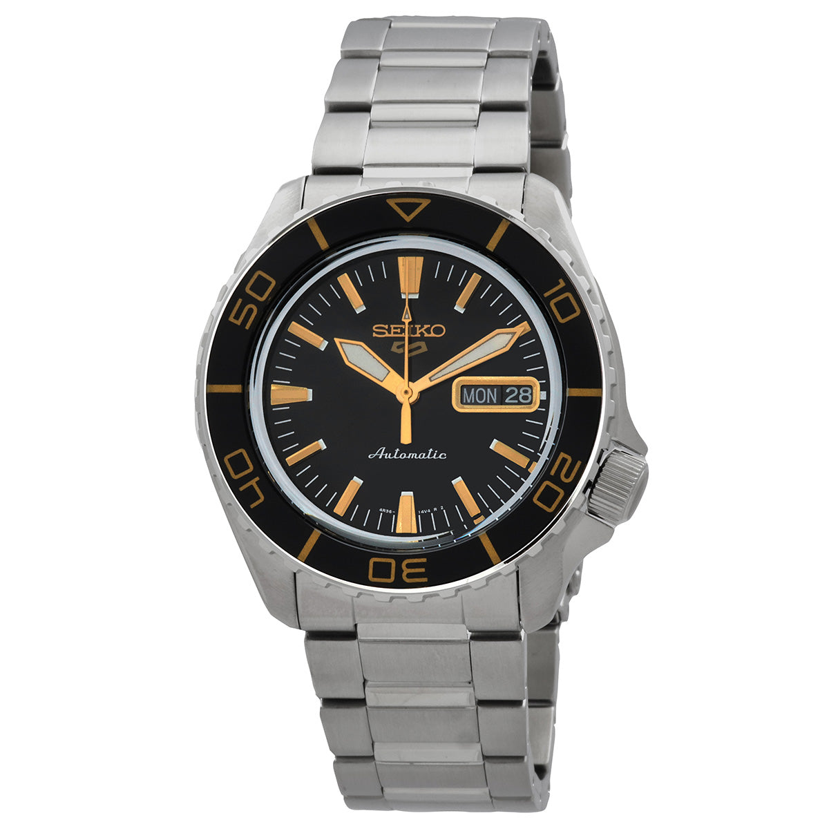 Seiko 5 Sports Skx Automatic Black Dial Mens Watch