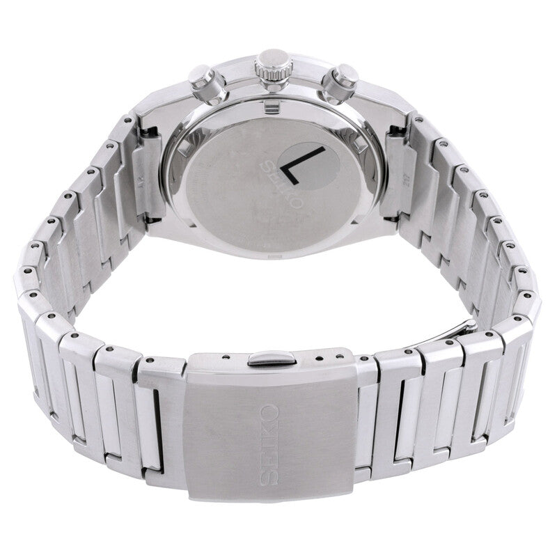 Seiko Sport Chronograph Quartz Light Blue Dial Mens Watch