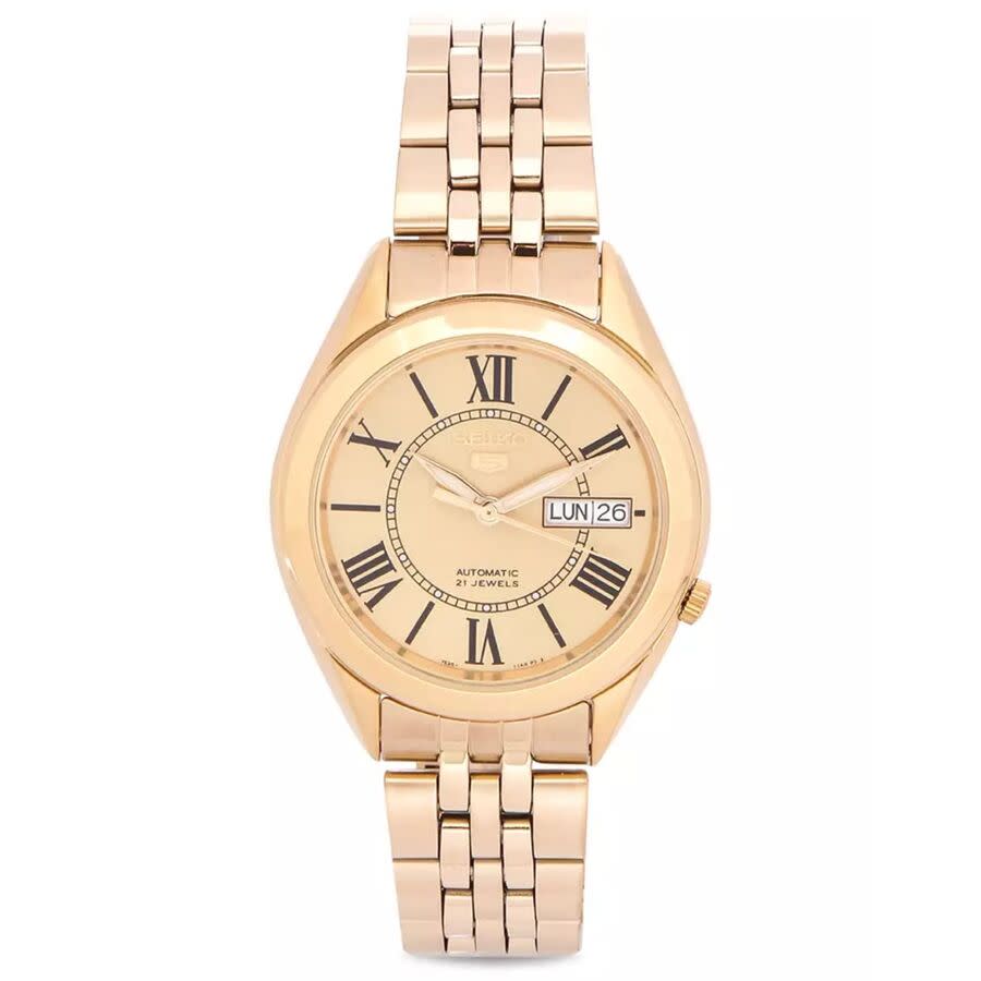 Seiko Classic Automatic Gold Dial Mens Watch
