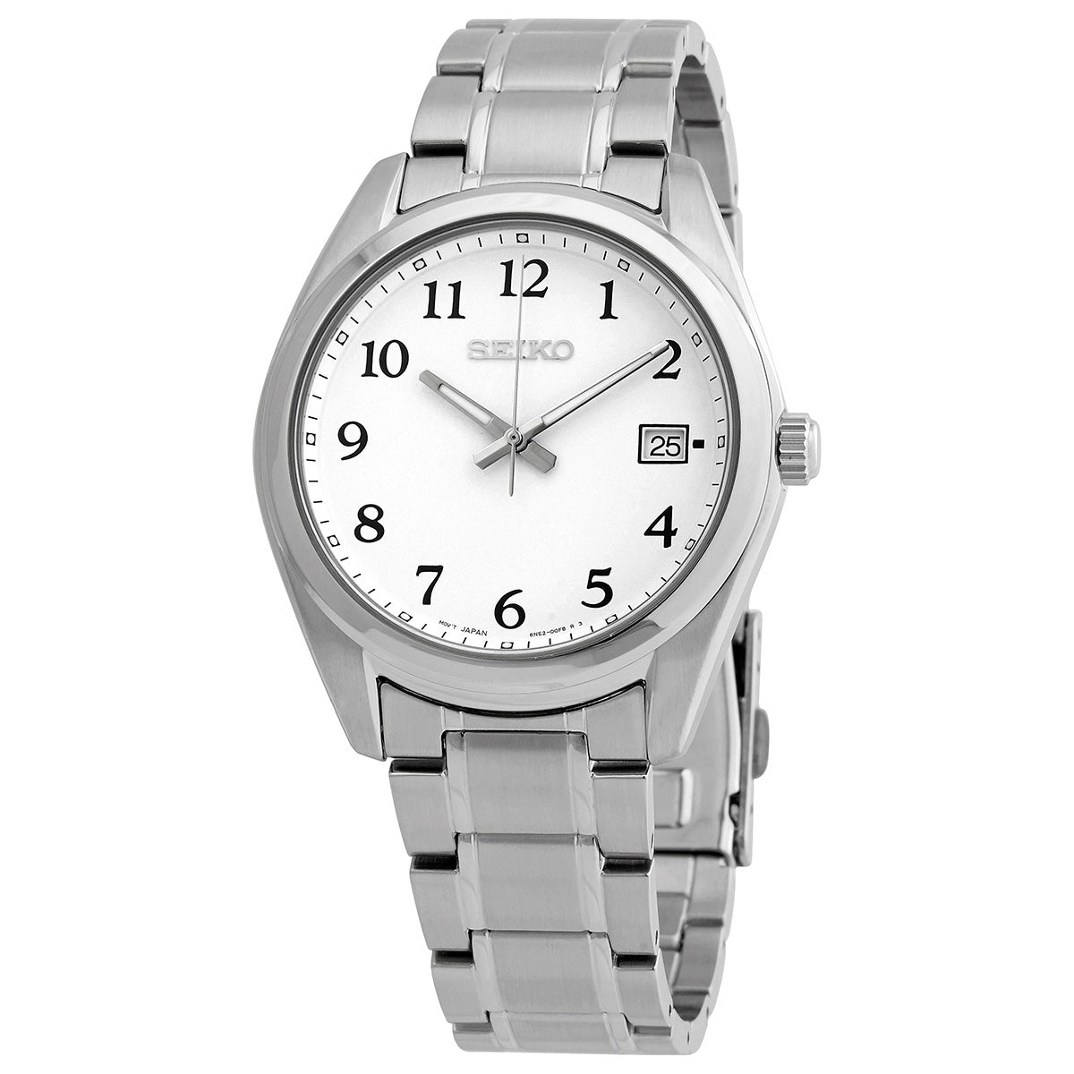 Seiko Core Quartz White Dial Mens Watch