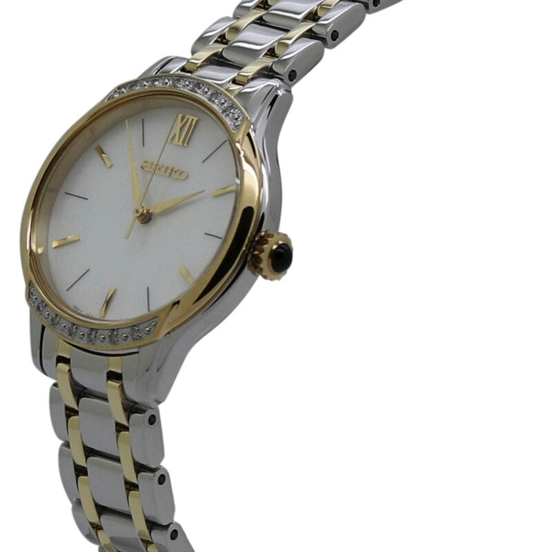 Seiko Quartz Cream Dial Women's Watch
