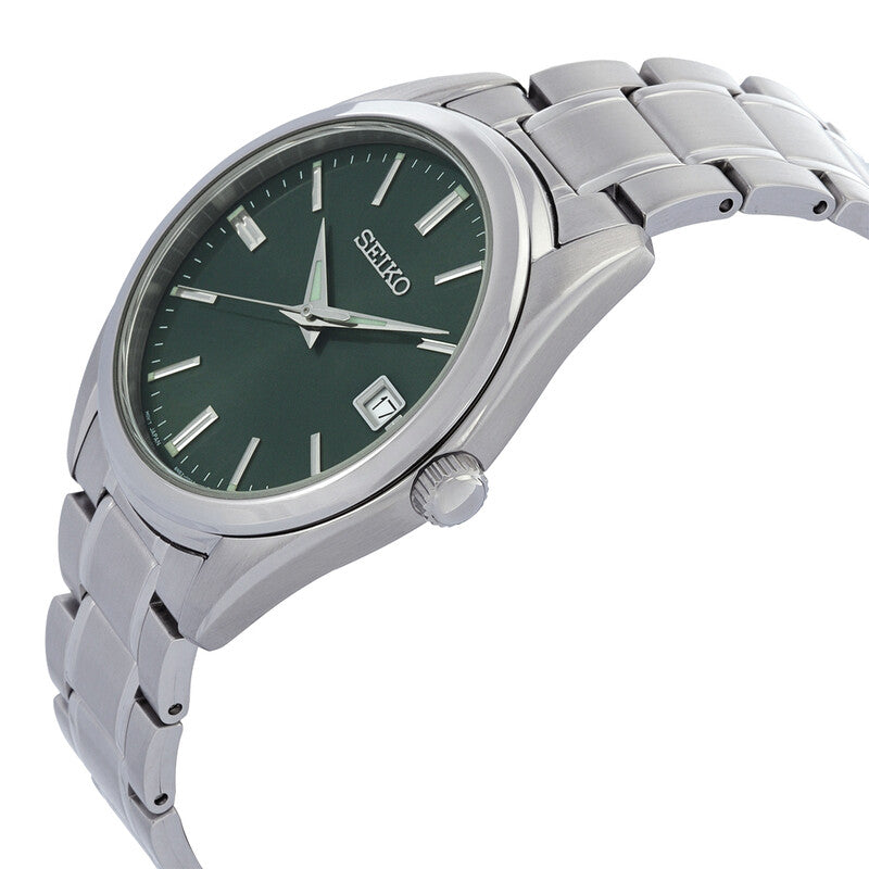 Seiko Quartz Green Dial Mens Watch P1