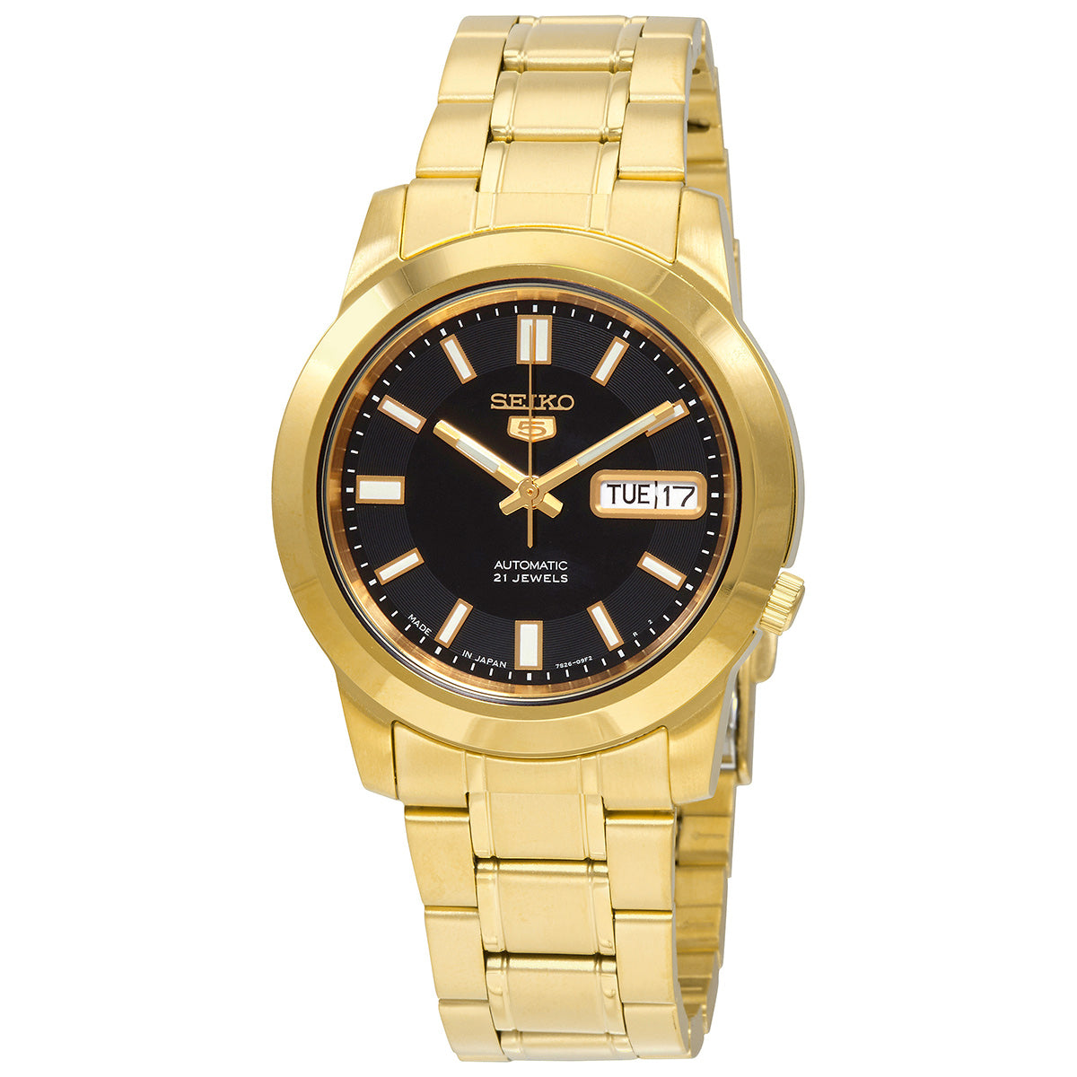 Seiko 5 Automatic Black Dial Mens Watch
