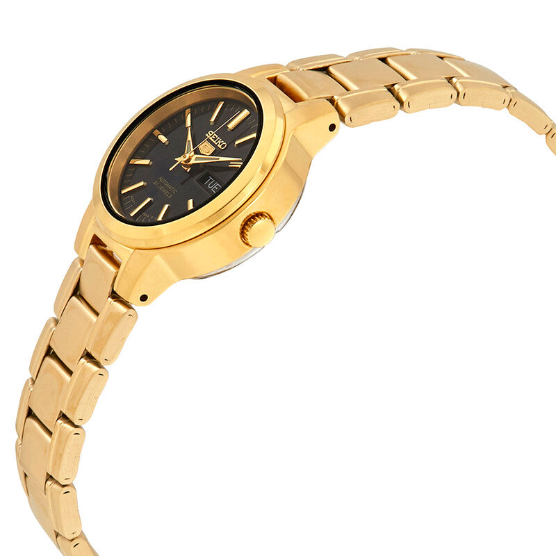 Seiko Series 5 Automatic Black Dial Women's Watch