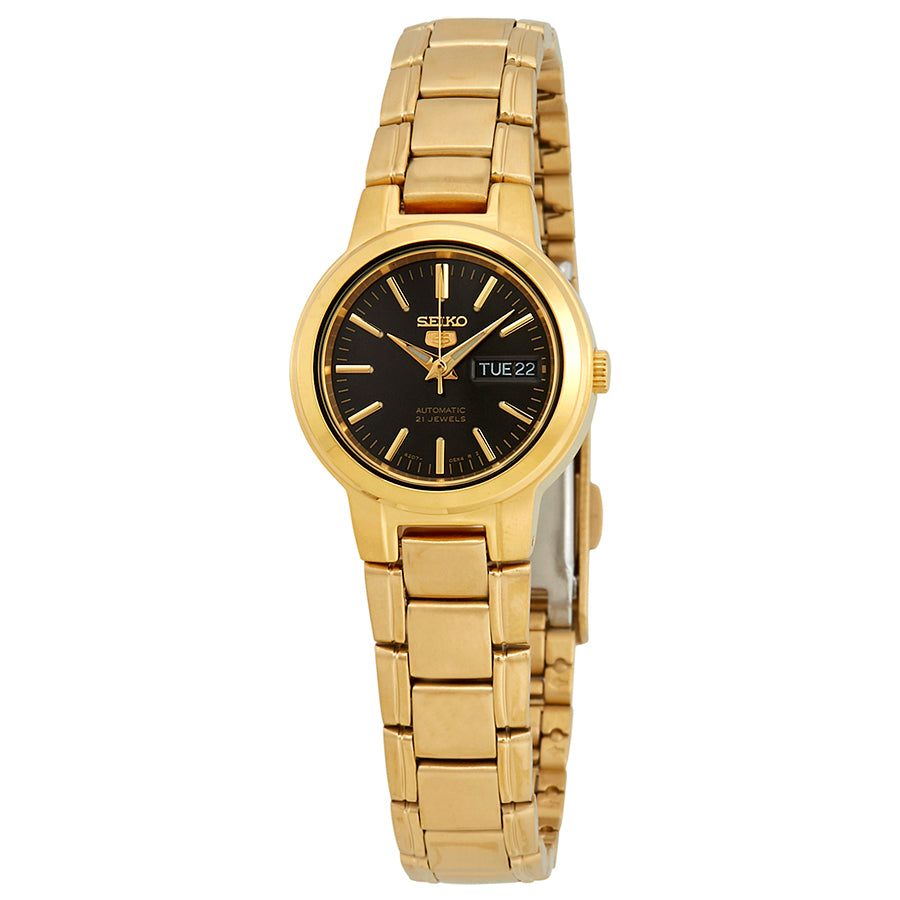 Seiko Series 5 Automatic Black Dial Women's Watch