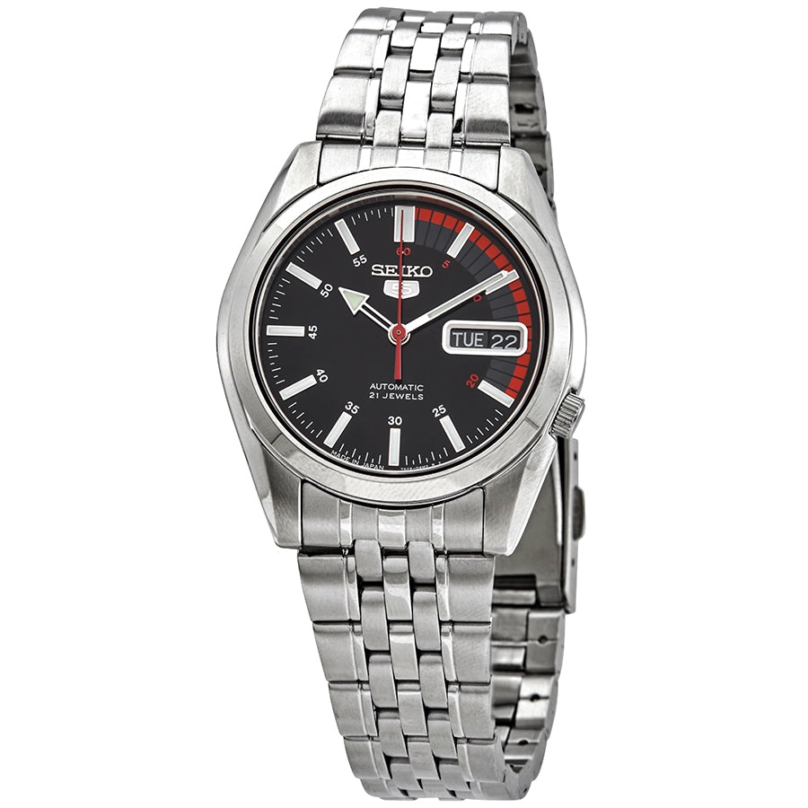 Seiko Series 5 Automatic Black Dial Mens Watch