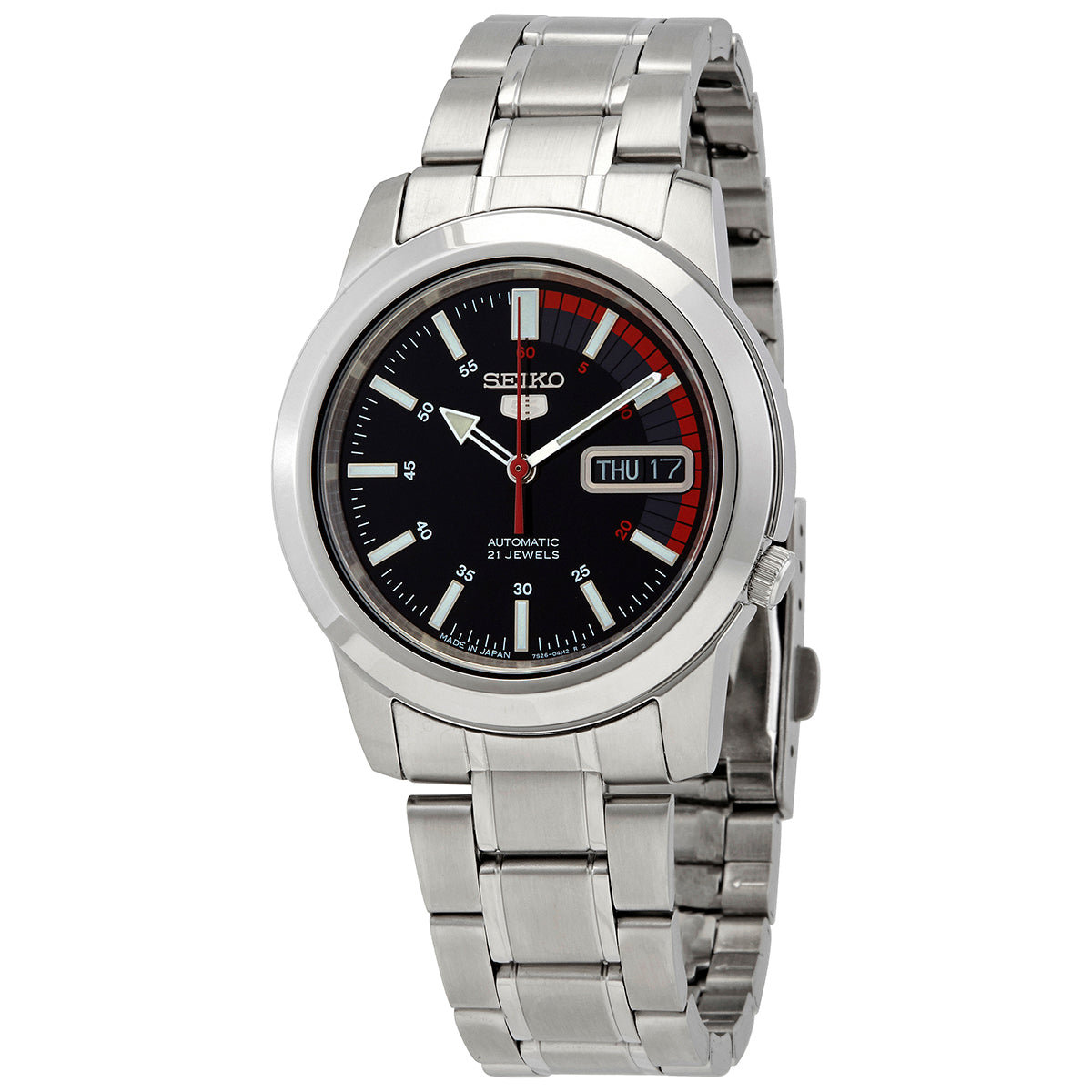 Seiko Series 5 Automatic Black Dial Mens Watch