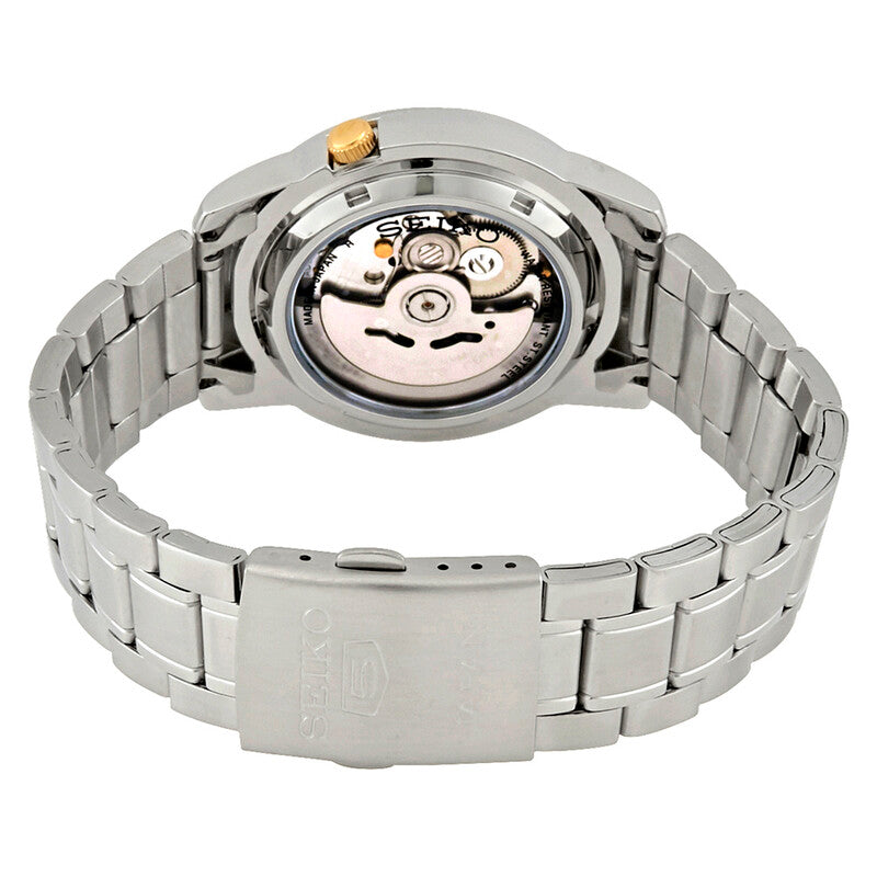 Seiko Series 5 Automatic Date-Day Silver Dial Mens Watch