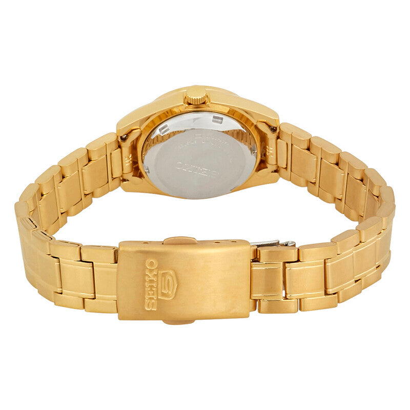 Seiko Series 5 Automatic Gold Dial Women's Watch