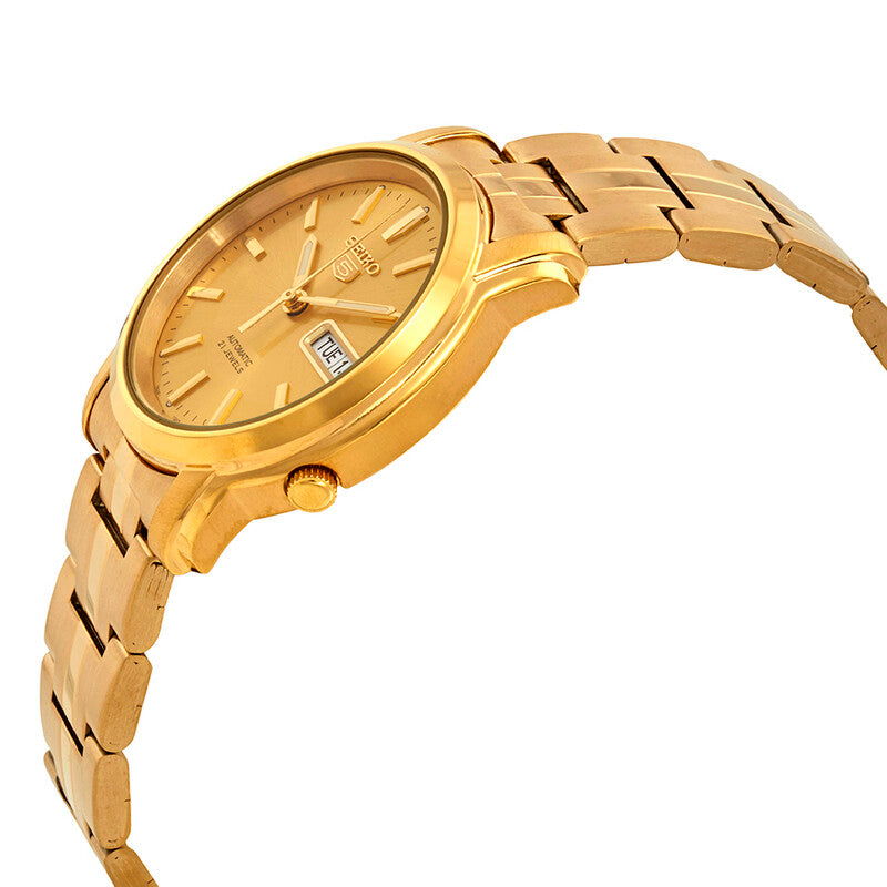 Seiko Series 5 Automatic Gold Dial Mens Watch