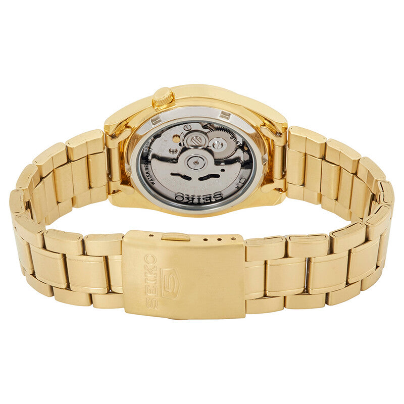 Seiko Series 5 Automatic Gold Dial Mens Watch