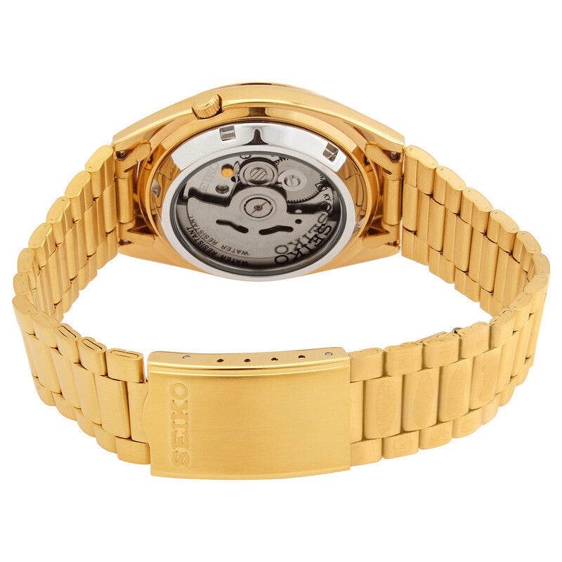 Seiko Series 5 Automatic Gold Dial Mens Watch