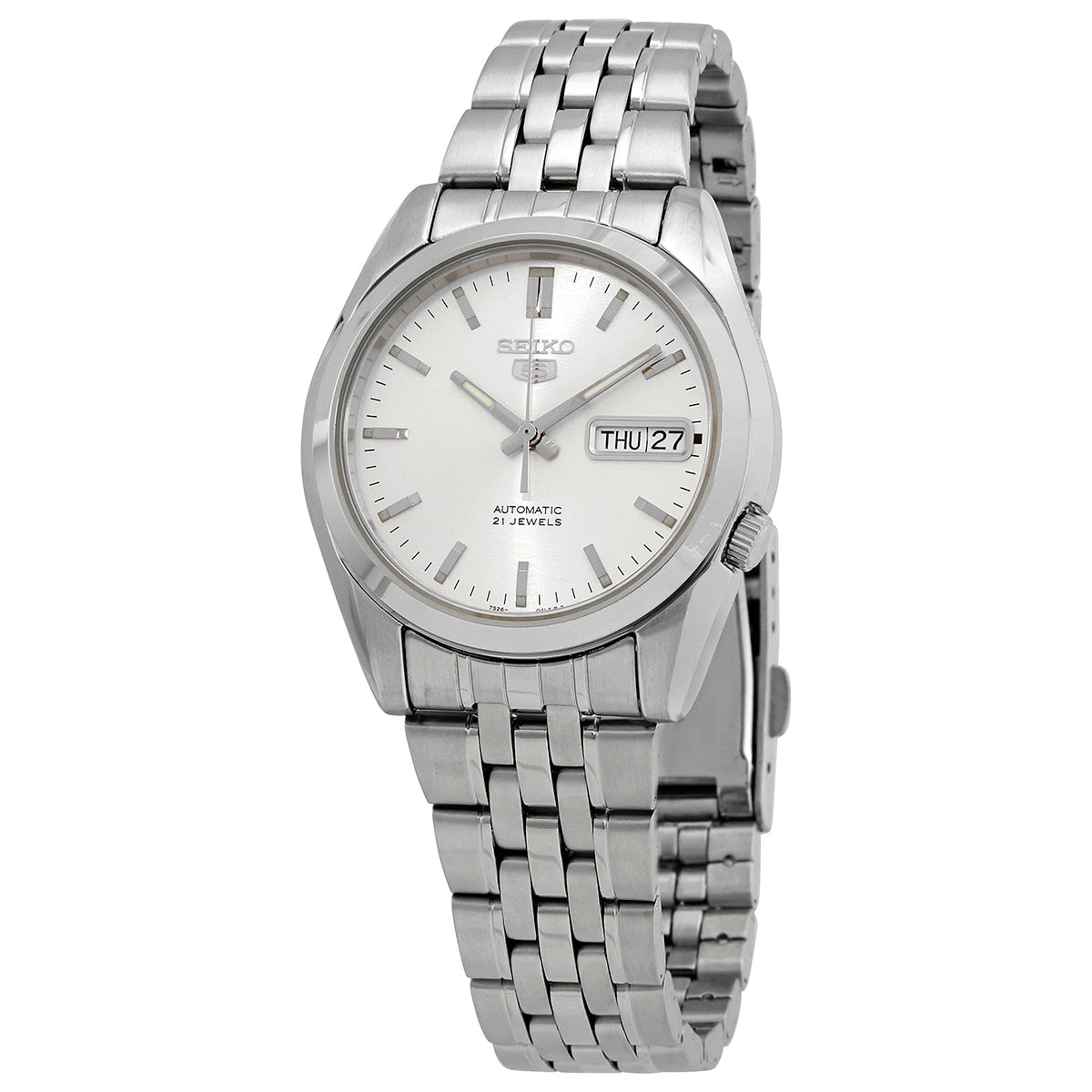 Seiko Series 5 Automatic Silver Dial Mens Watch