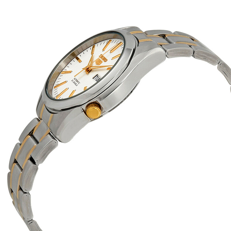 Seiko Series 5 Automatic White Dial Mens Watch