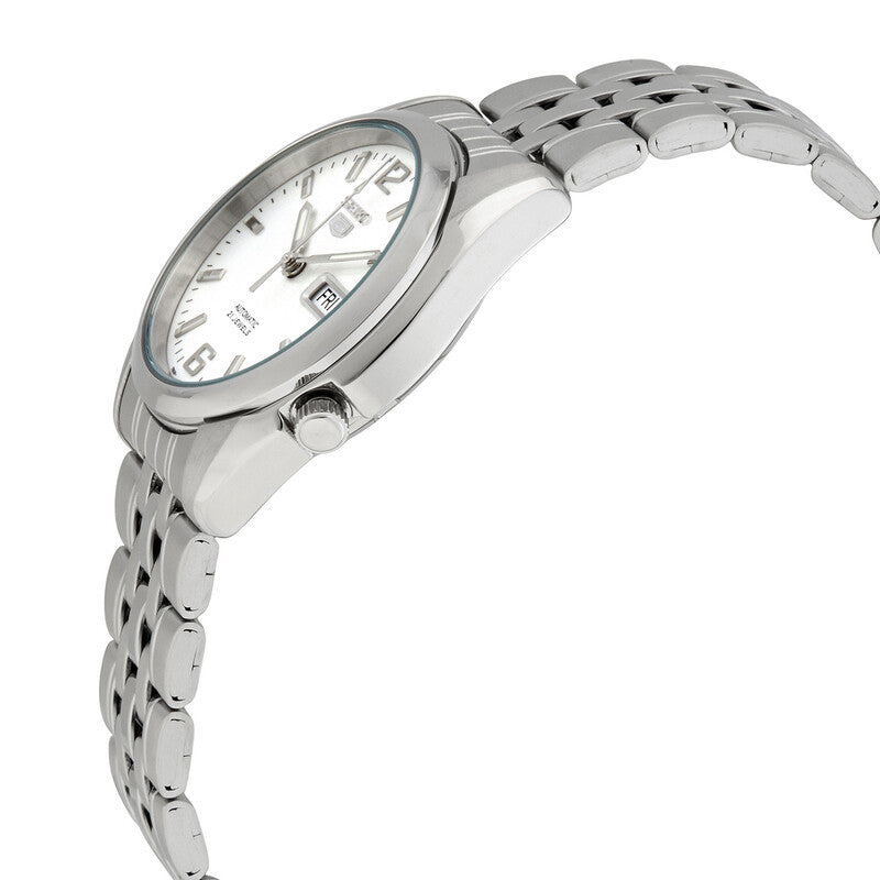 Seiko Series 5 Automatic White Dial Mens Watch