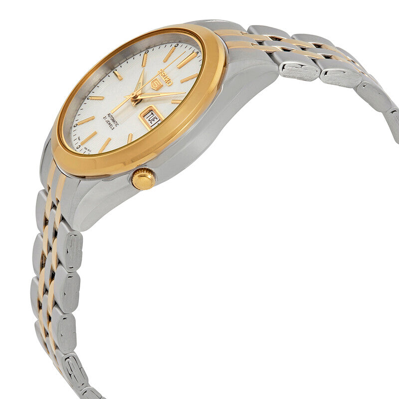 Seiko Silver Dial Two-Tone Mens Watch