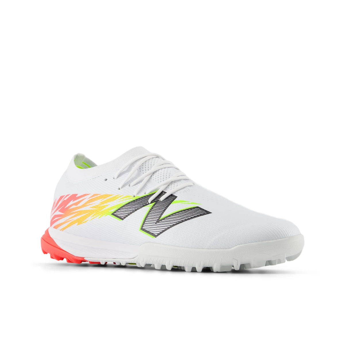 New Balance Furon Elite TF V8 White with Energy Red and Hi-Lite