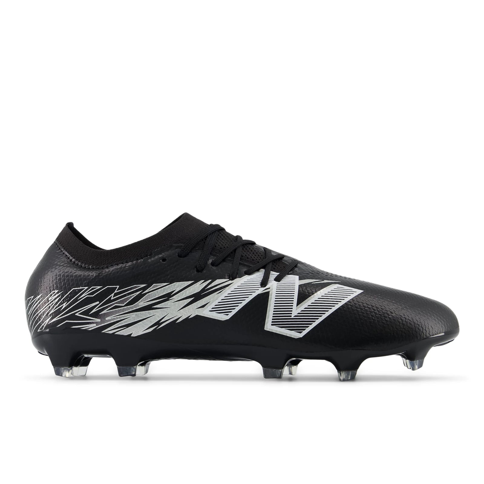 New Balance Furon Pro Fg V8 Black With Metallic Silver And White Black With Metallic Silver And White