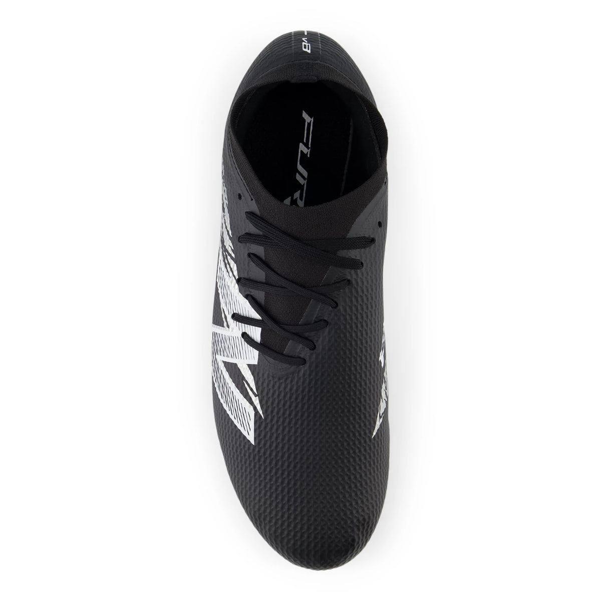 New Balance Furon Team FG V8 Black with Metallic Silver and White