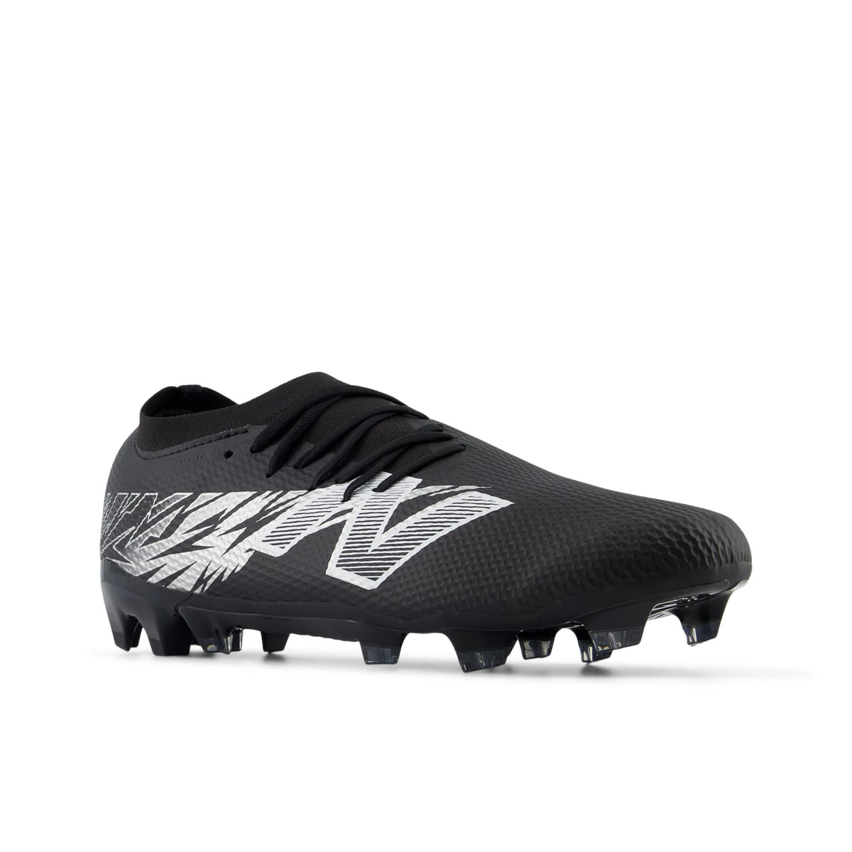 New Balance Furon Team FG V8 Black with Metallic Silver and White
