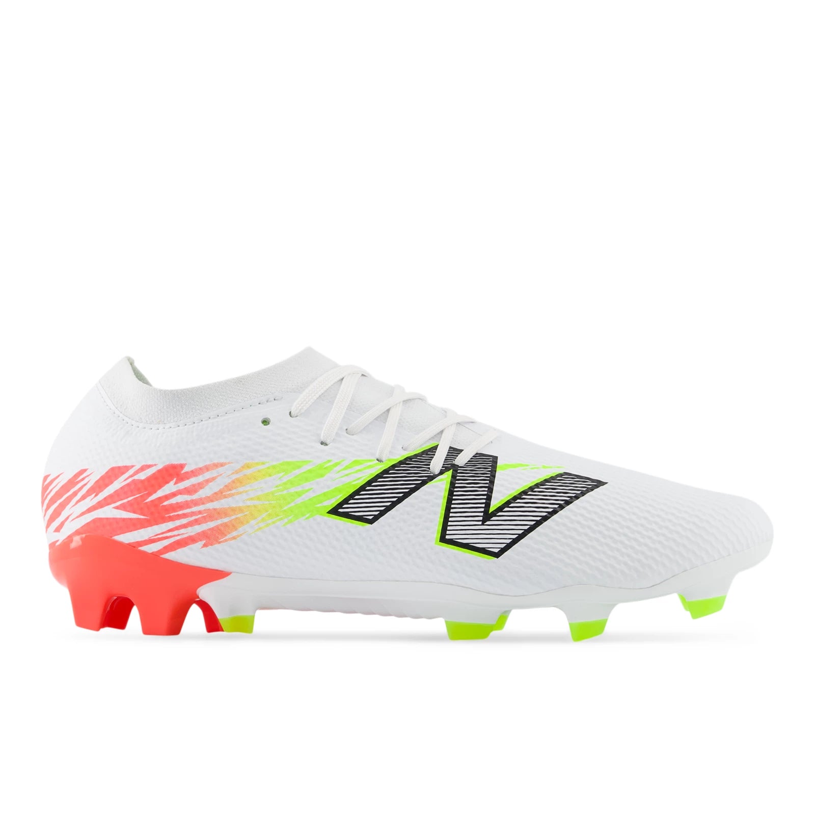 New Balance Furon Team Fg V8 White With Energy Red And Hi-Lite White With Energy Red And Hi-Lite