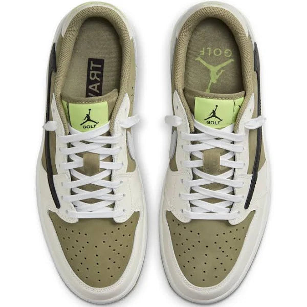 Air Jordan 1 Low Golf 'Neutral Olive' x Travis Scott