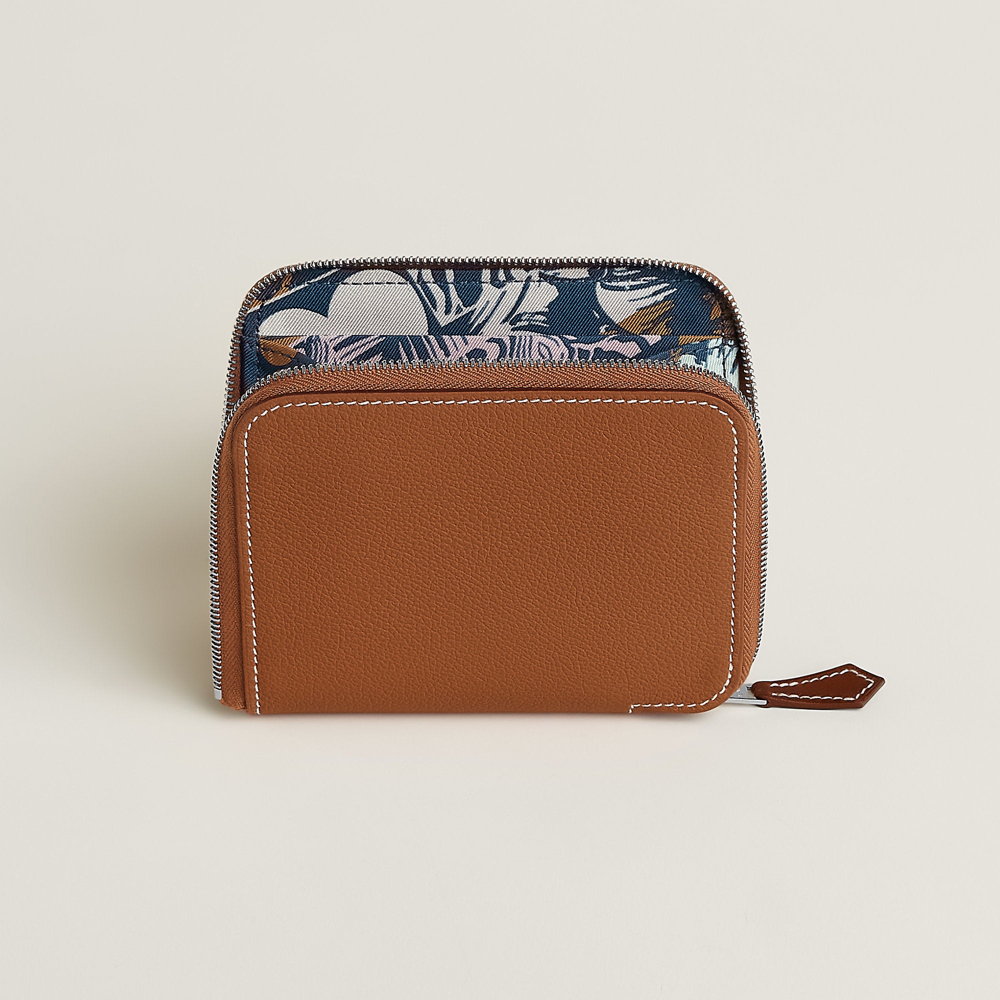 Hermes Silk'In Compact Wallet Gold