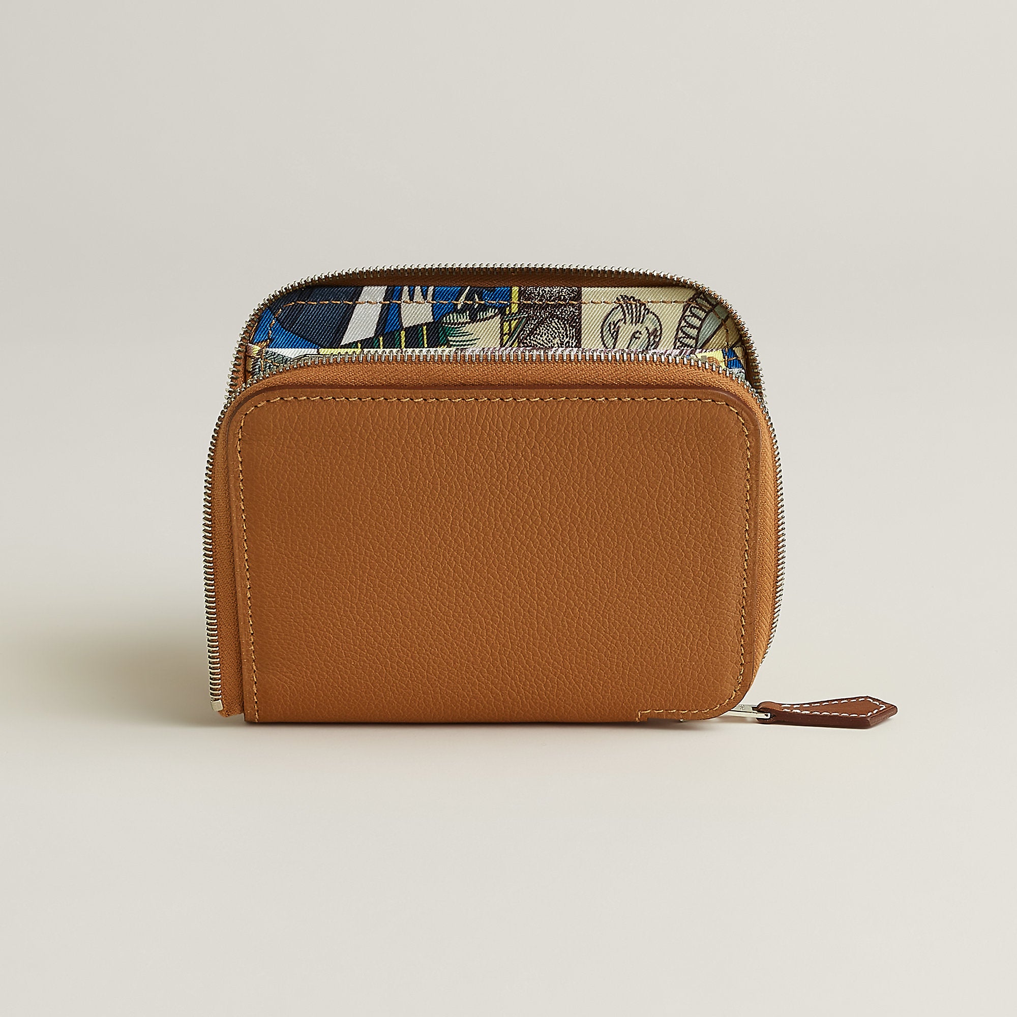 Hermes Silk'In Compact Wallet Gold