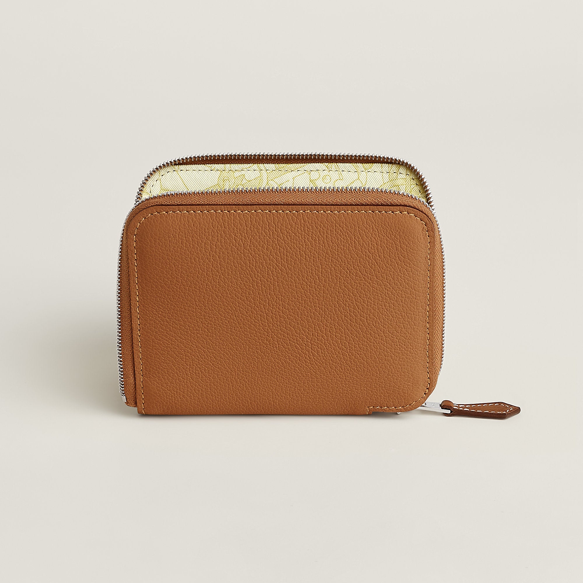 Hermes Silk'In Compact Wallet Gold