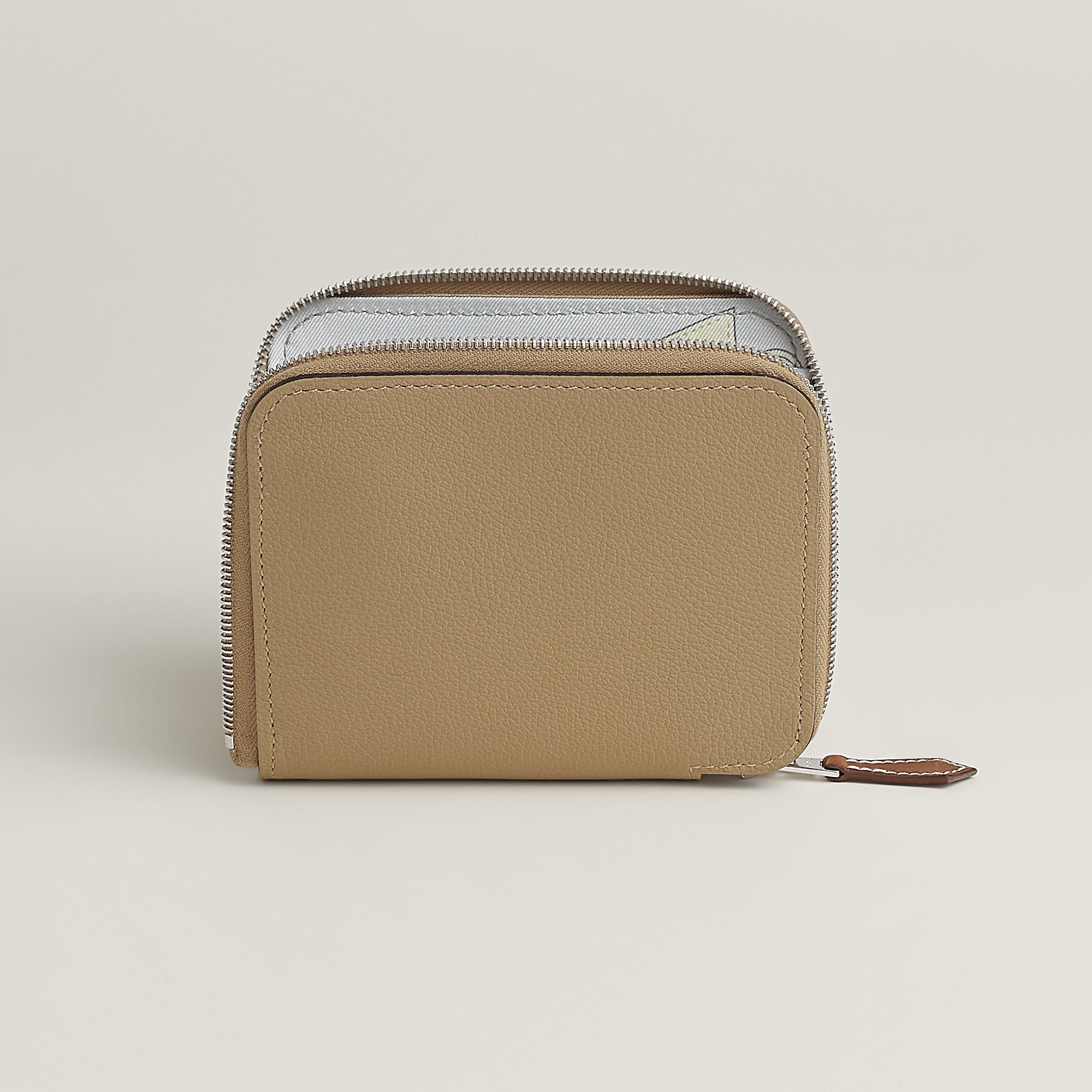Hermes Silk'In Compact Wallet Poussire