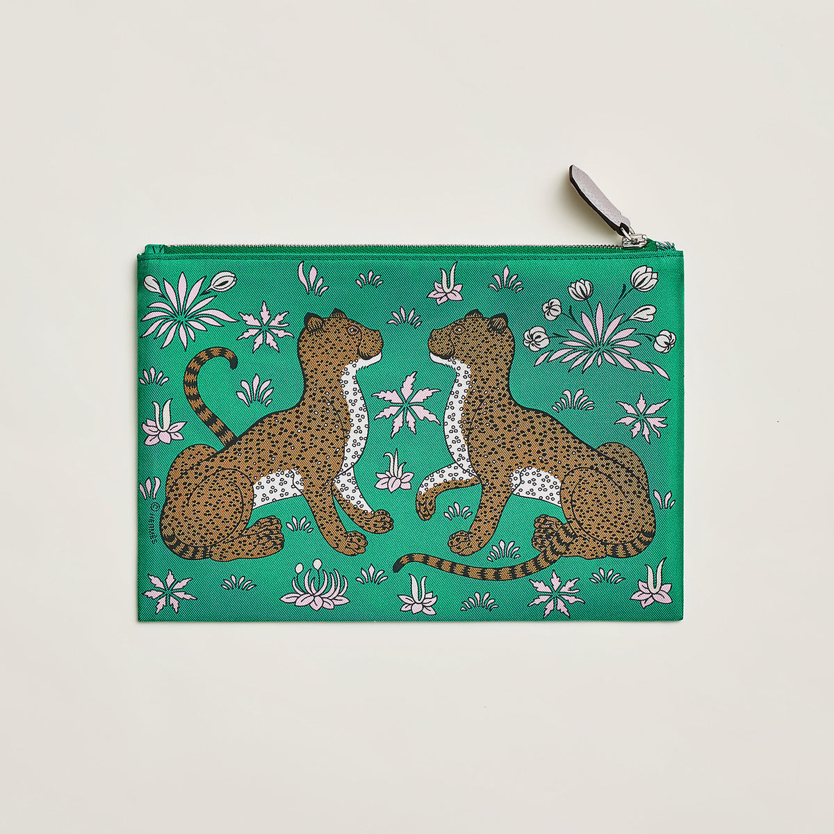 Hermes Silky Pocket Pouch Menthe