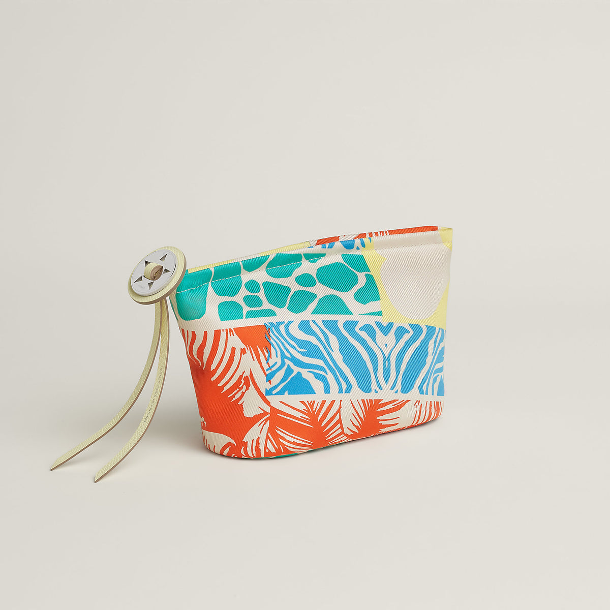 Hermes Silky Pouch 20 Orange Poppy